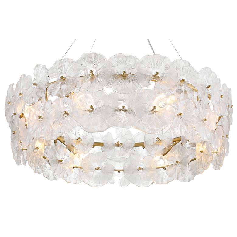 Image 5 Possini Euro Filoli 34 1/2" Wide Satin Bronze 8-Light Ring Pendant more views
