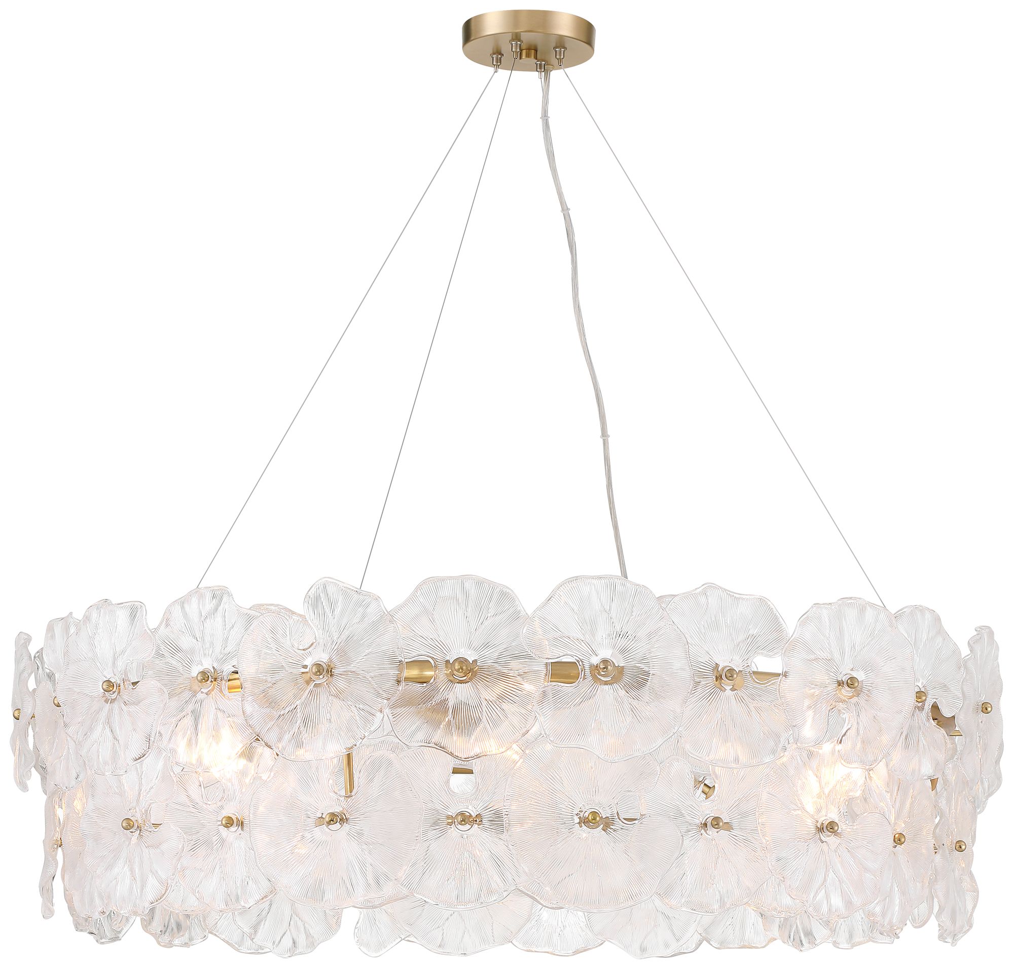 Watch A Video About the Possini Euro Filoli Satin Bronze 8 Light Ring Pendant