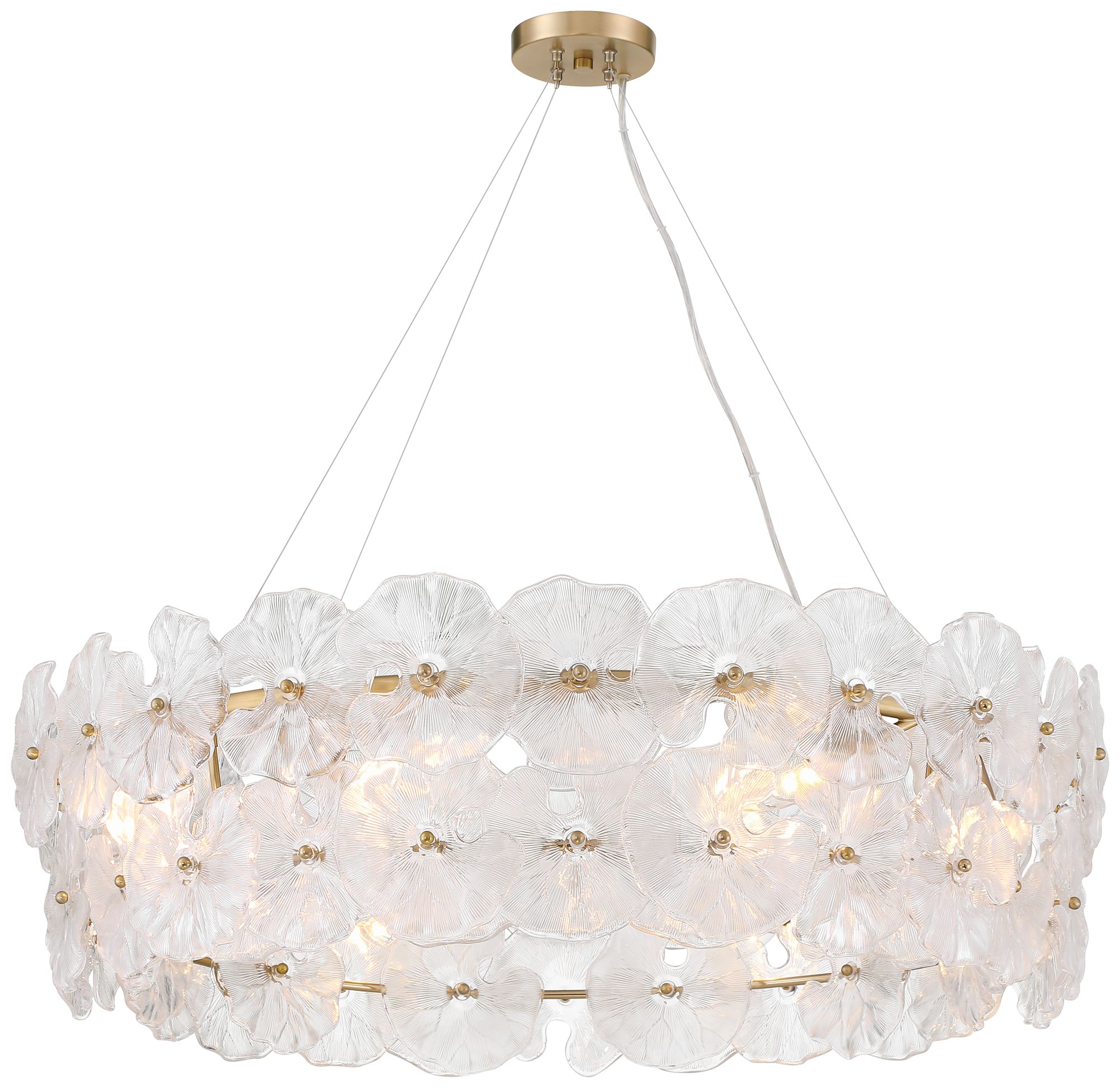 Watch A Video About the Possini Euro Filoli Satin Bronze 8 Light Ring Pendant