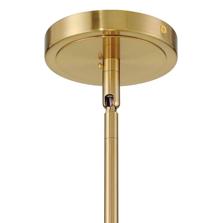 Image 6 Possini Euro Finn 25" Wide Gold and Black 5-Light Modern Chandelier more views