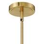 7_Possini Euro Finn 25" Wide Gold and Black 5-Light Modern Chandelier more views