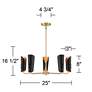 Watch A Video About the Possini Euro Finn 25 Wide Gold and Black 5-Light Chandelier