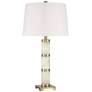 2_Possini Euro Fiona 29" Modern Brass and Alabaster Column Table Lamp