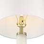 4_Possini Euro Fiona 29" Modern Brass and Alabaster Column Table Lamp more views