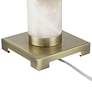 Possini Euro Fiona 29" Modern Brass and Alabaster Column Table Lamp