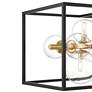 5_Possini Euro Fitzgerald 38" Modern Black and Gold 12-Light Chandelier more views