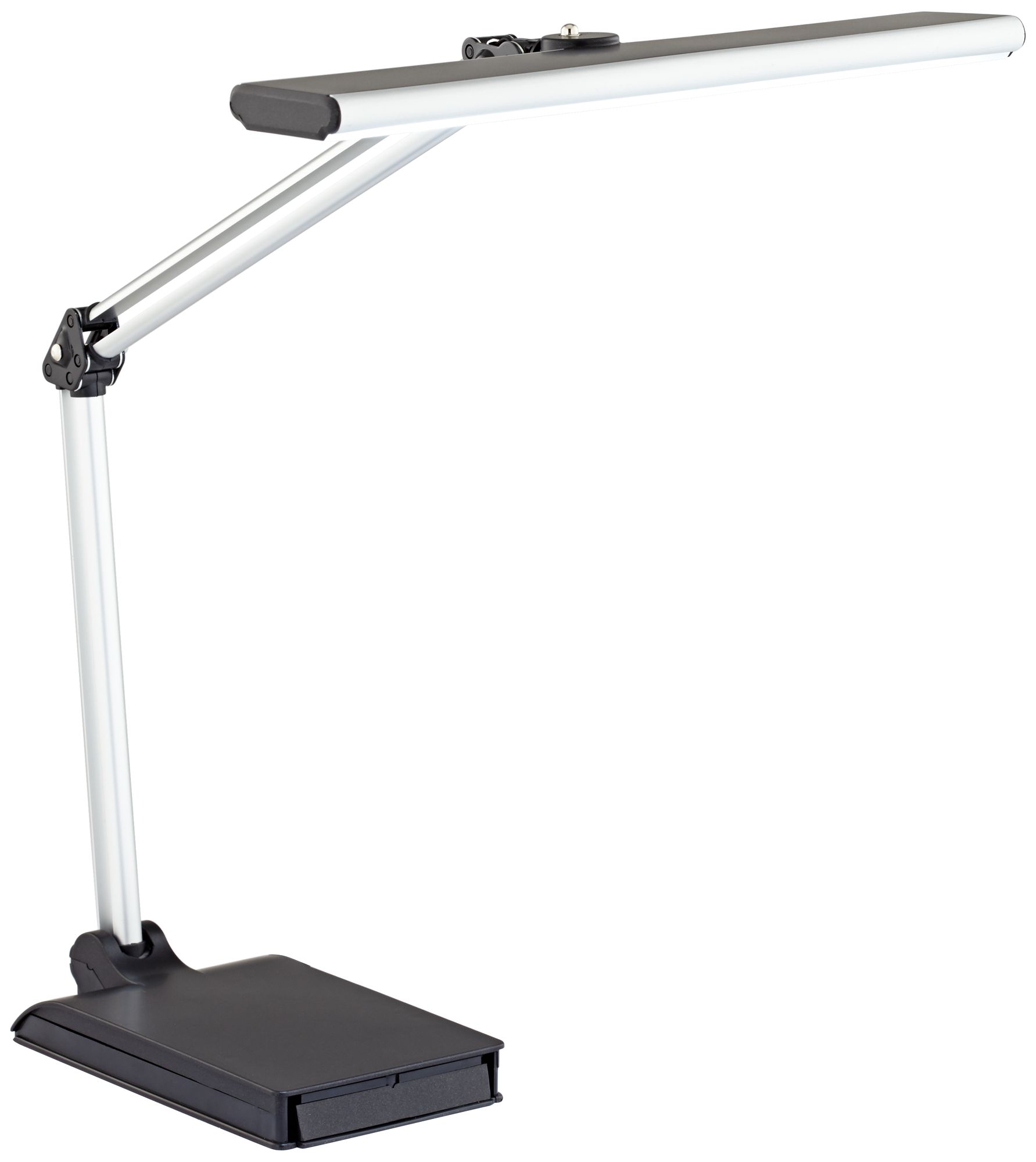 Image 7 Possini Euro Flynn Adjustable LED Desk Lamp with USB Port and Phone Cradle more views