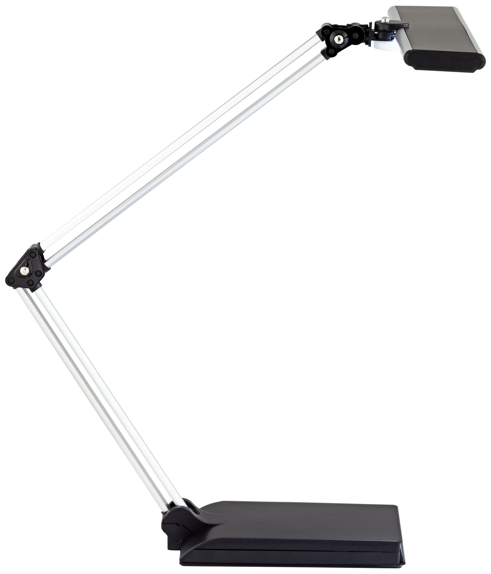 Possini Euro Flynn Adjustable LED Desk Lamp with USB Port and Phone Cradle