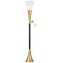 Possini Euro Fortuna 72 1/2" Torchiere Floor Lamp with Reading Light