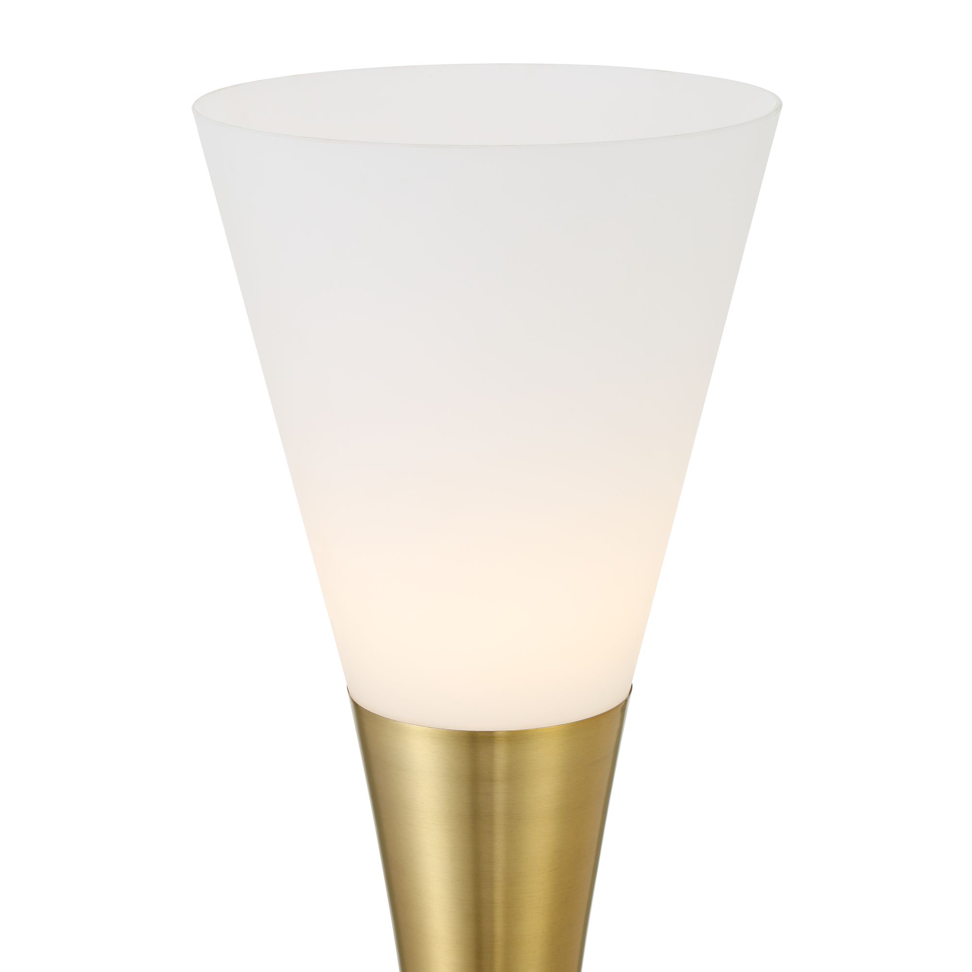 Possini Euro Fortuna 72 1/2" Torchiere Floor Lamp with Reading Light Image 3