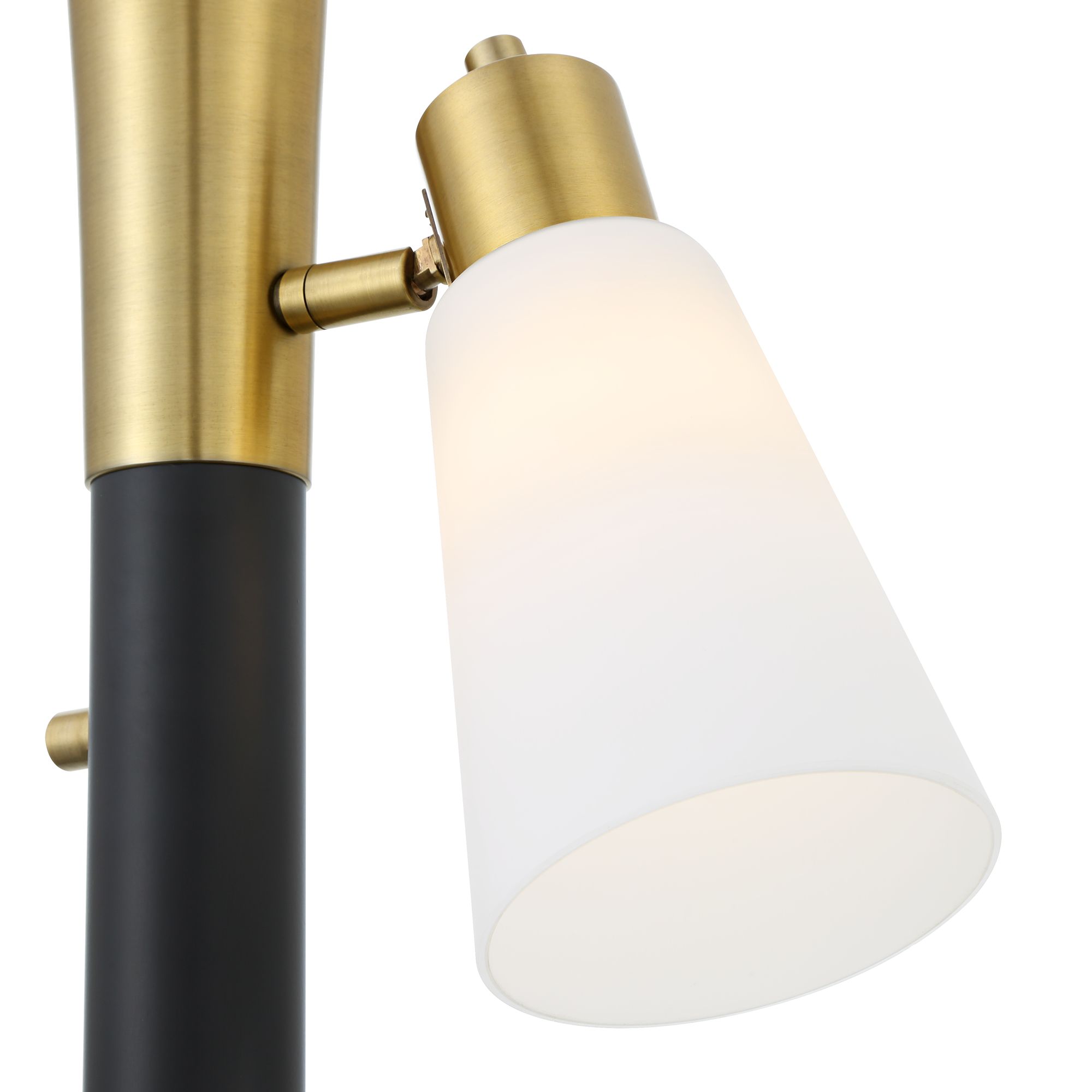 Possini Euro Fortuna 72 1/2" Torchiere Floor Lamp with Reading Light Image 4