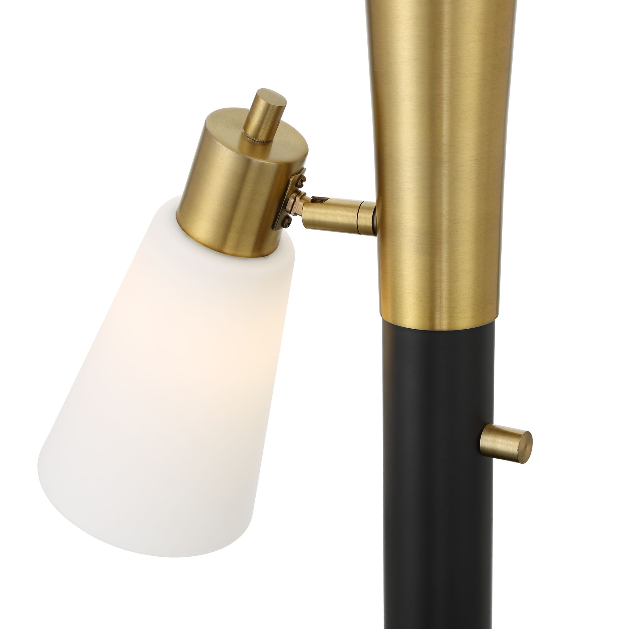 Possini Euro Fortuna 72 1/2" Torchiere Floor Lamp with Reading Light Image 6