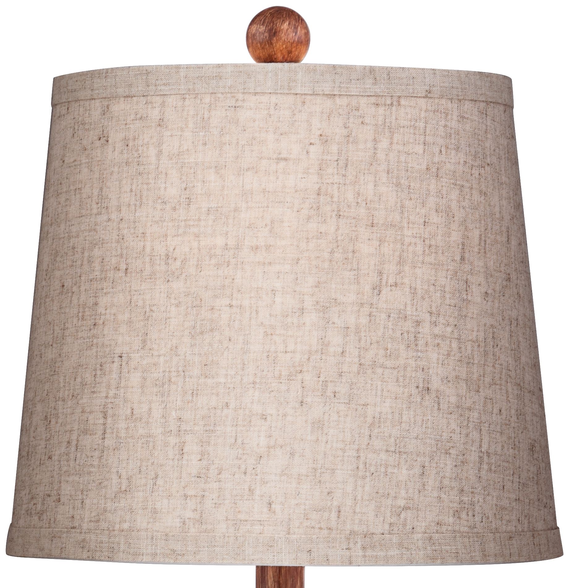 Image 5 Possini Euro Fraiser 23 1/2" High Tapered Faux Wood Modern Table Lamp more views
