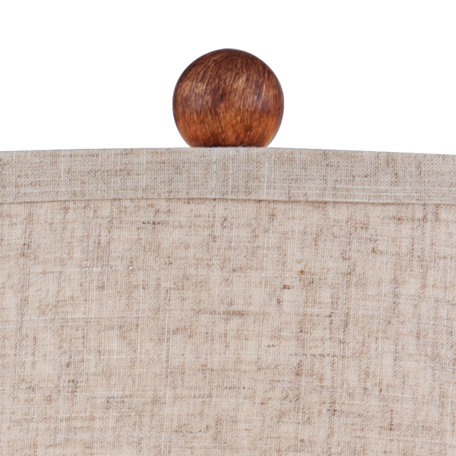 Image 3 Possini Euro Fraiser Modern Cone Faux Wood Table Lamps Set of 2 more views