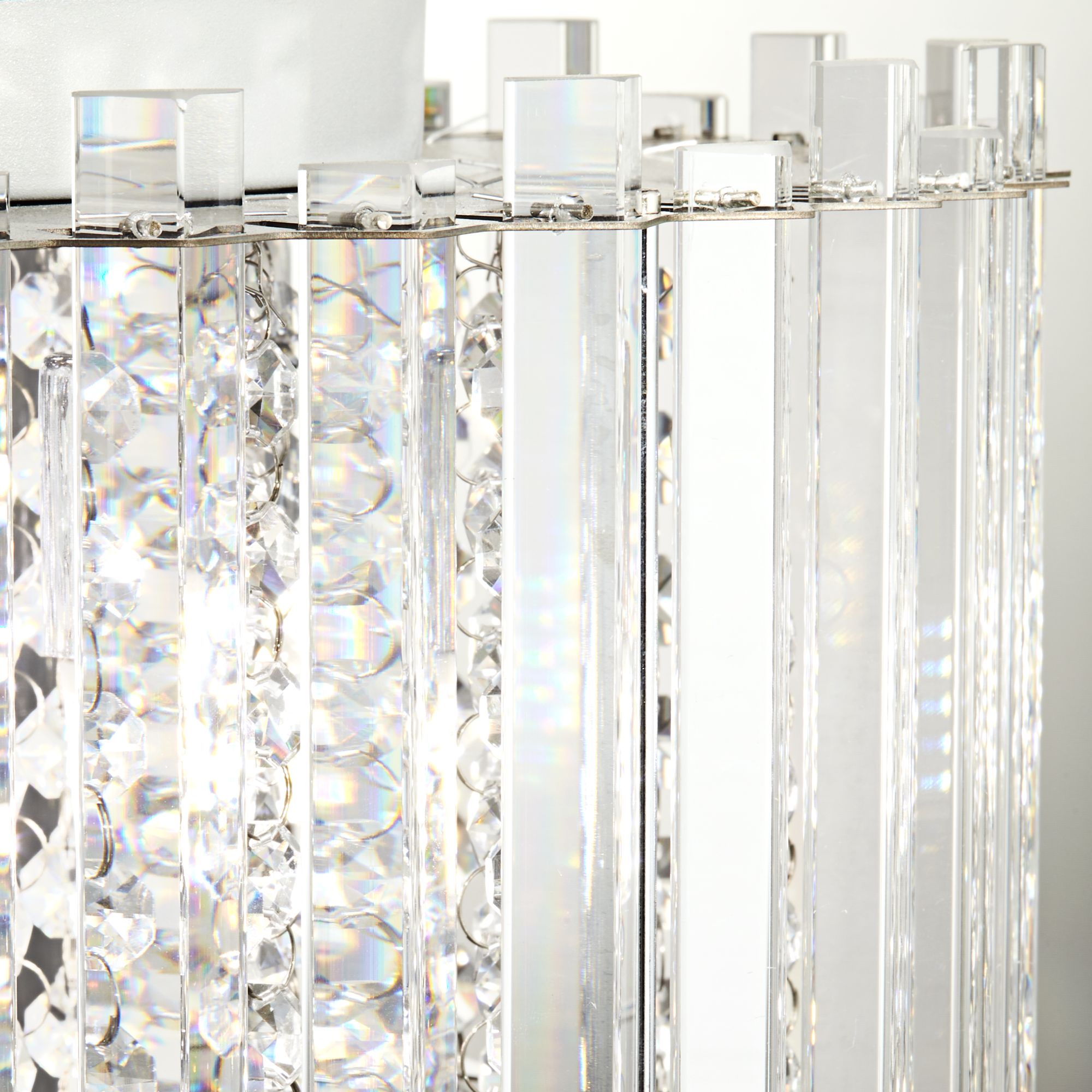 Image 5 Possini Euro Francesca 14" Wide Clear Crystal LED Ceiling Light more views