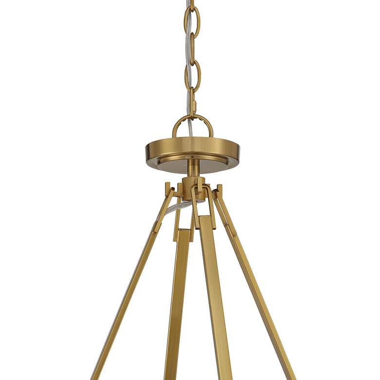 Image 5 Possini Euro Francie 32" 8-Light Crystal Glass Gold Ring Chandelier more views