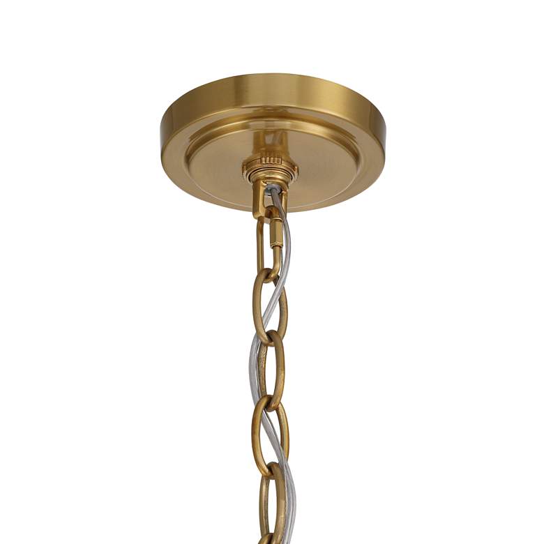 Image 6 Possini Euro Francie 32" 8-Light Crystal Glass Gold Ring Chandelier more views