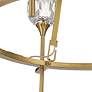 Watch A Video About the Francie Soft Gold 8 Light Ring Pendant