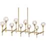 Watch A Video About the Francie Soft Gold 10 Light Island Chandelier