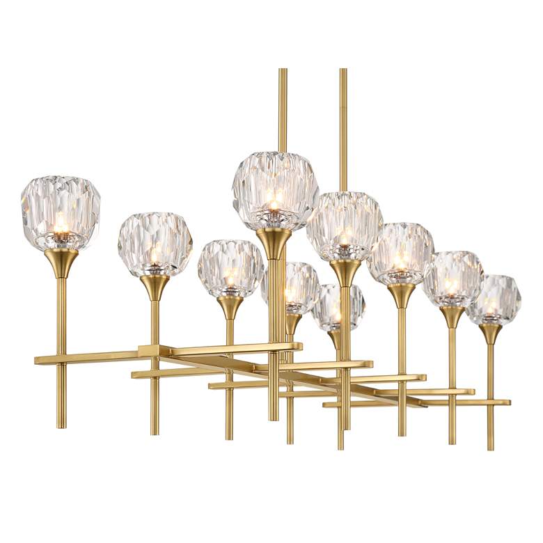 Image 4 Possini Euro Francie 41 3/4 inch Gold 10-Light Modern Island Chandelier more views