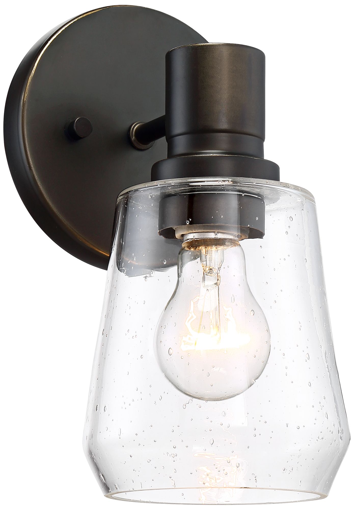 Possini Euro Francine 9 3/4" High Bronze Wall Sconce