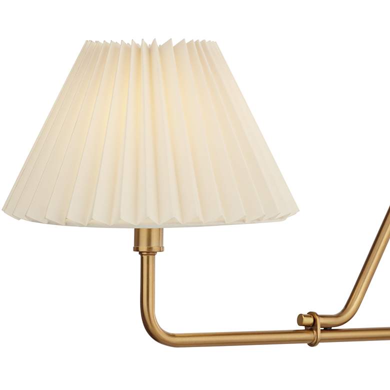 Image 4 Possini Euro Frazer 45" Wide Warm Brass 2-Light Island Chandelier more views