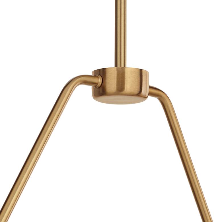 Image 5 Possini Euro Frazer 45" Wide Warm Brass 2-Light Island Chandelier more views
