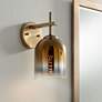 2_Possini Euro Freya 11 1/2" High Gradient Gold Wall Sconce