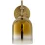 5_Possini Euro Freya 11 1/2" High Gradient Gold Wall Sconce more views