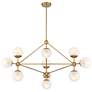 Watch A Video About the Possini Euro Gable Soft Gold Modern 10 Light Chandelier