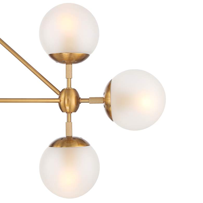 Image 4 Possini Euro Gable 40 1/2" Wide Soft Gold Modern 10-Light Chandelier more views