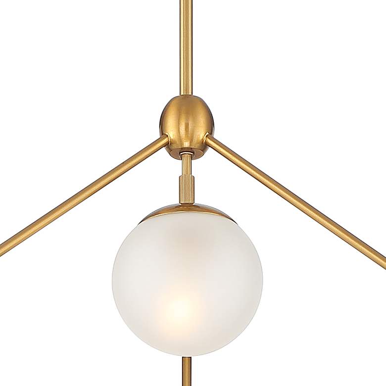 Image 5 Possini Euro Gable 40 1/2 inch Wide Soft Gold Modern 10-Light Chandelier more views