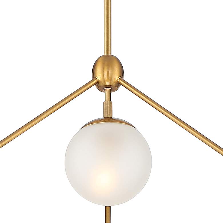 Image 5 Possini Euro Gable 40 1/2" Wide Soft Gold Modern 10-Light Chandelier more views