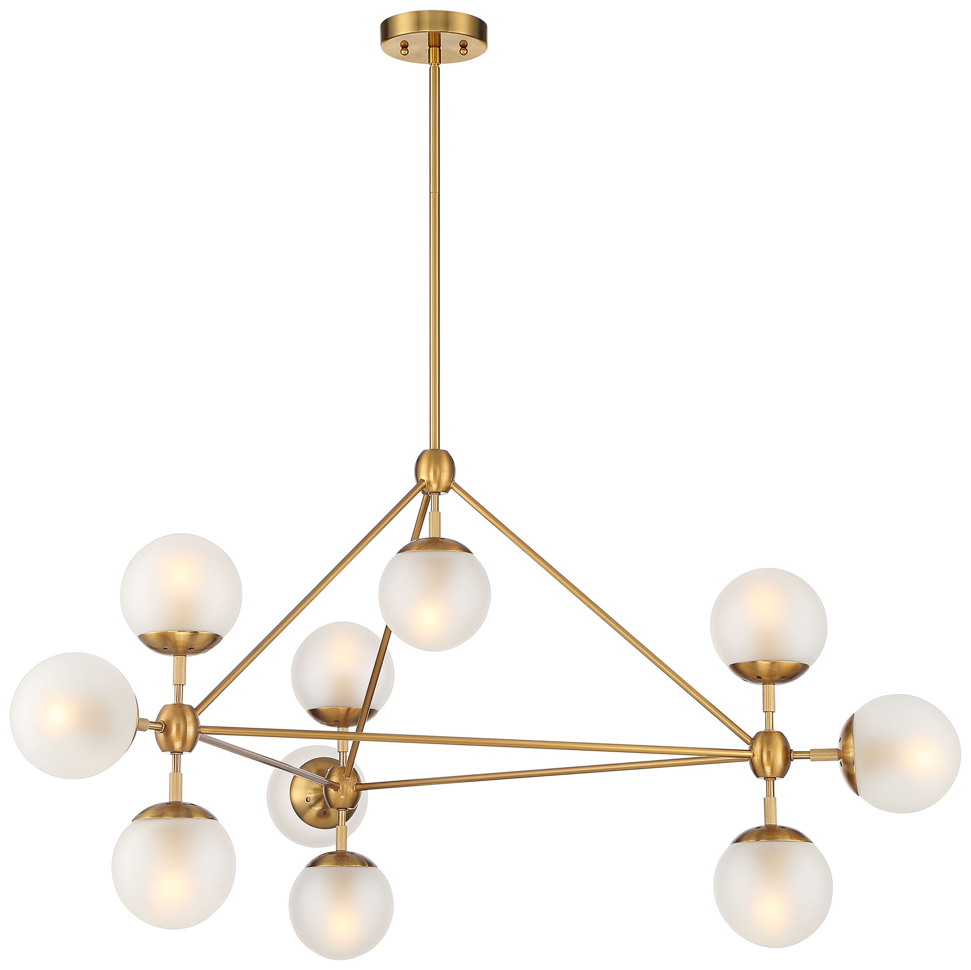 Watch A Video About the Possini Euro Gable Soft Gold Modern 10 Light Chandelier