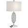 Possini Euro Gabriel Modern Glass Table Lamp