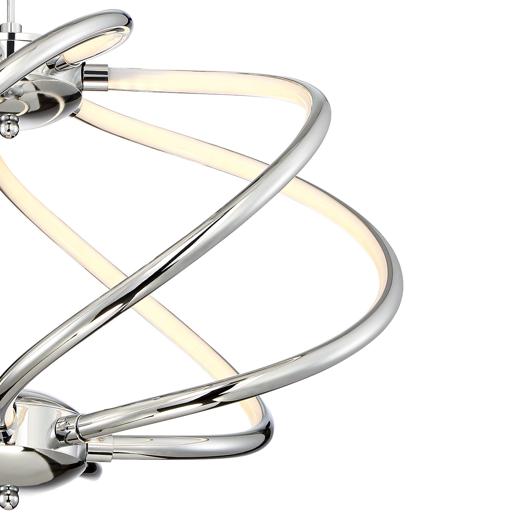 Possini Euro Galaxy 19" Wide Chrome LED Pendant Light 9C689 Lamps Plus