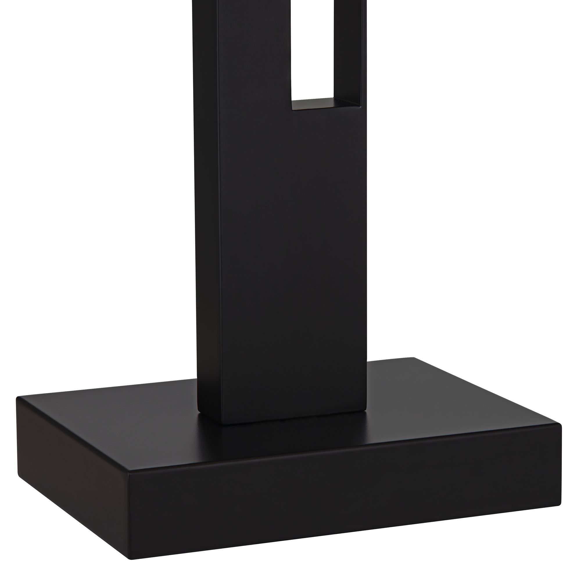 Watch A Video About the Possini Euro Galaxy Black Geometric Base Dual USB Table Lamp