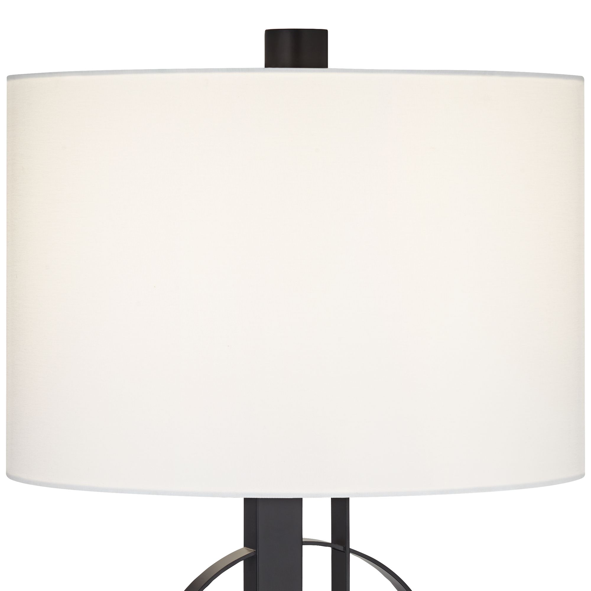 Watch A Video About the Possini Euro Galaxy Black Geometric Base Dual USB Table Lamp