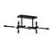 Possini Euro Gansett 32 1/2" Wide Gloss Black 12-Light Ceiling Light