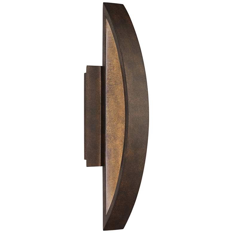 Image 2 Possini Euro Gateway 20 1/2 inch High Coppered Arch Modern LED Wall Sconce