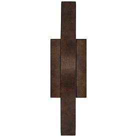 Image5 of Possini Euro Gateway 20 1/2" High Coppered Arch Modern LED Wall Sconce more views