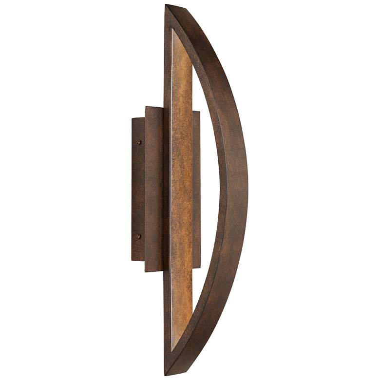 Image 7 Possini Euro Gateway 20 1/2" High Coppered Arch Modern LED Wall Sconce more views