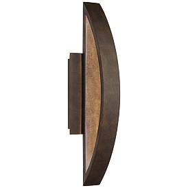 Image3 of Possini Euro Gateway 20 1/2" High Coppered Arch Outdoor LED Wall Light