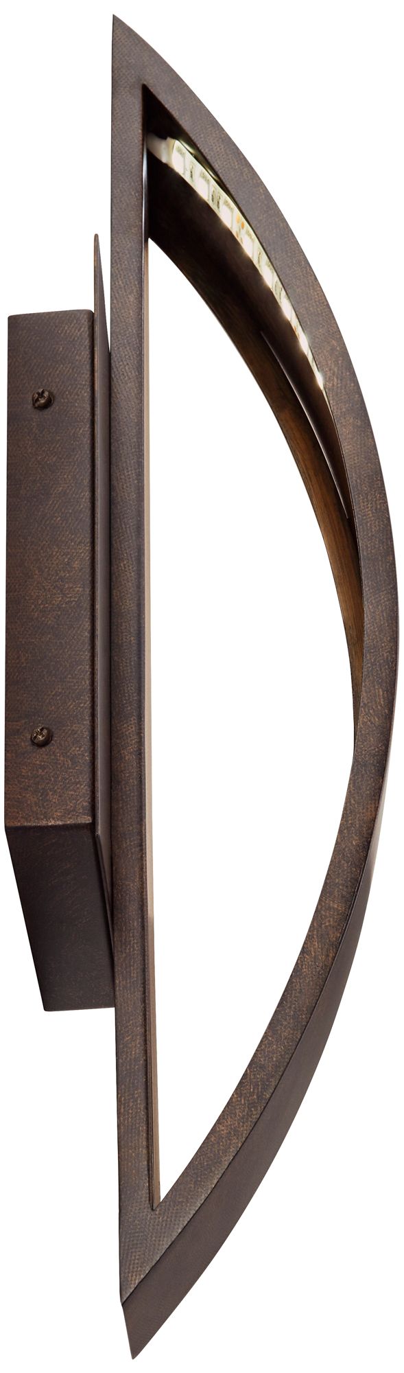 Possini Euro Gateway 20 1/2" High Coppered Arch Outdoor LED Wall Light in scene