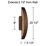 Possini Euro Gateway 20 1/2" High Coppered Arch Outdoor LED Wall Light in scene