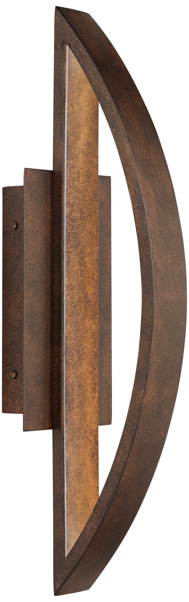 Possini Euro Gateway 20 1/2" High Coppered Arch Outdoor LED Wall Light in scene