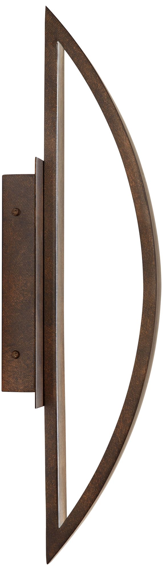 Possini Euro Gateway 20 1/2" High Coppered Arch Outdoor LED Wall Light in scene