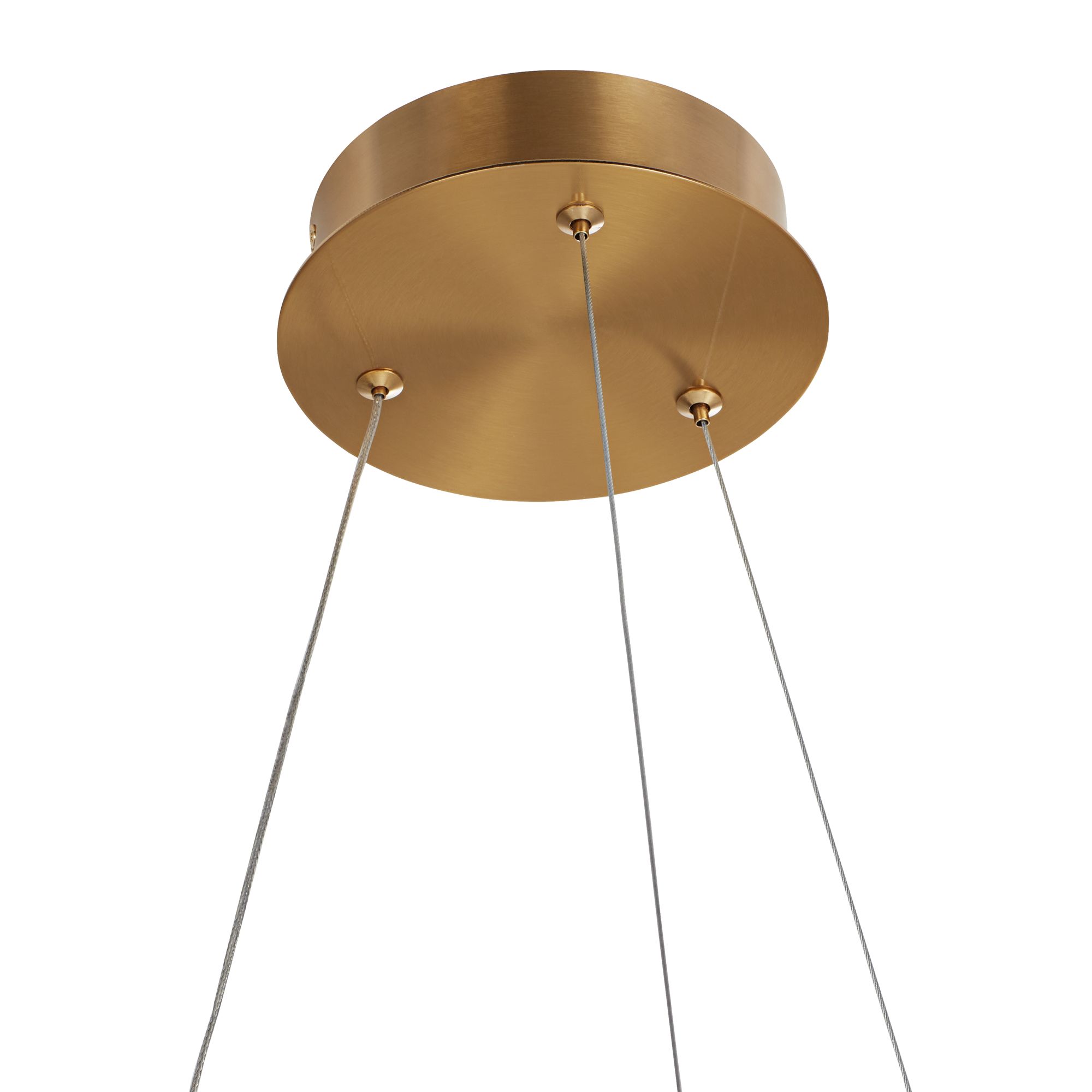 Image 4 Possini Euro Gearworks 30" Wide Brass LED Ring Pendant Light more views