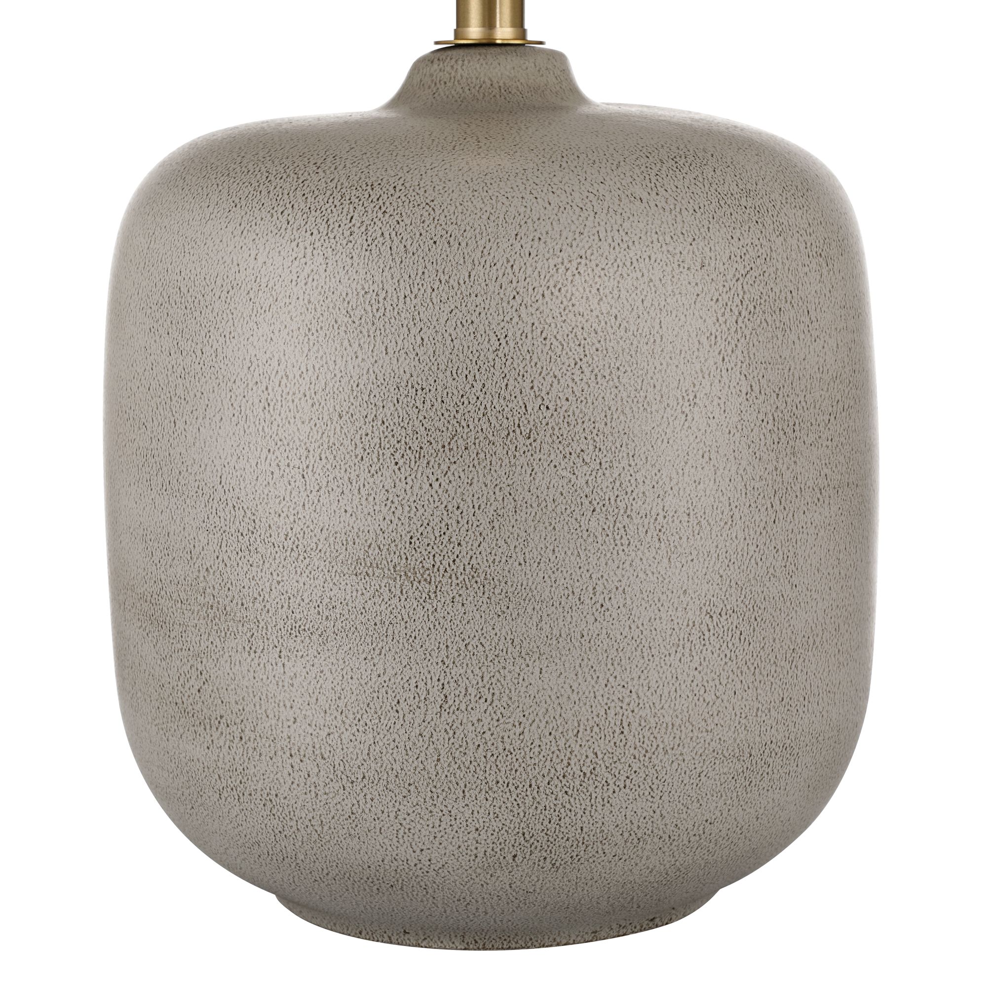 Image 7 Possini Euro Geneva 24" High Rustic Modern Gray Ceramic Table Lamp more views