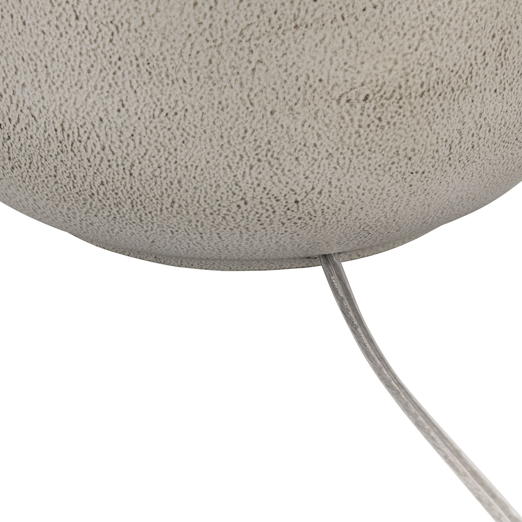 Possini Euro Geneva 24" High Rustic Modern Gray Ceramic Table Lamp